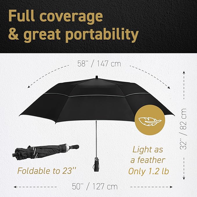 EEZ-Y Folding Golf Umbrella