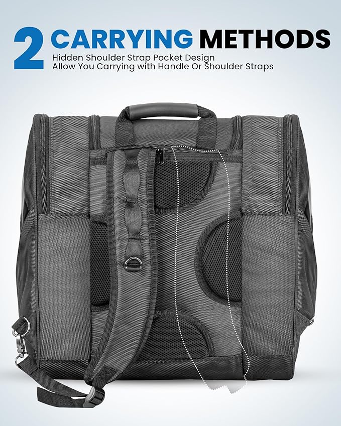 OutdoorMaster Boot Bag - 50L Ski Boots and Snowboard Boots Bag, Excellent for Travel with Waterproof Exterior & Bottom - for Men, Women and Youth