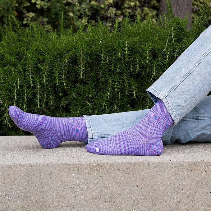 Medical Grade Compression Socks for Men & Women 15-20 mmHg by OrthoSleeve (Galaxy, X-Large)