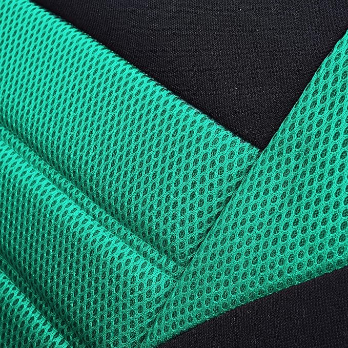 FH Group Automotive Car Seat Covers Rear Set Premium 3D Air Mesh Seat Covers, Airbag Compatible and Split Bench Cover Universal Fit Interior Accessories for Cars Trucks and SUVs - Mint