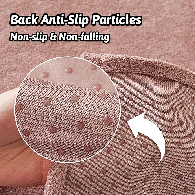 MEETSKY Couch Covers for 3 Cushion Couch Sofa Washable Cat Scratch Proof Sectional Couch Covers L Shape Sofa Cover Slipcovers Couch Furniture Protector for Pets Dogs Kids, 91" x 118", Pink