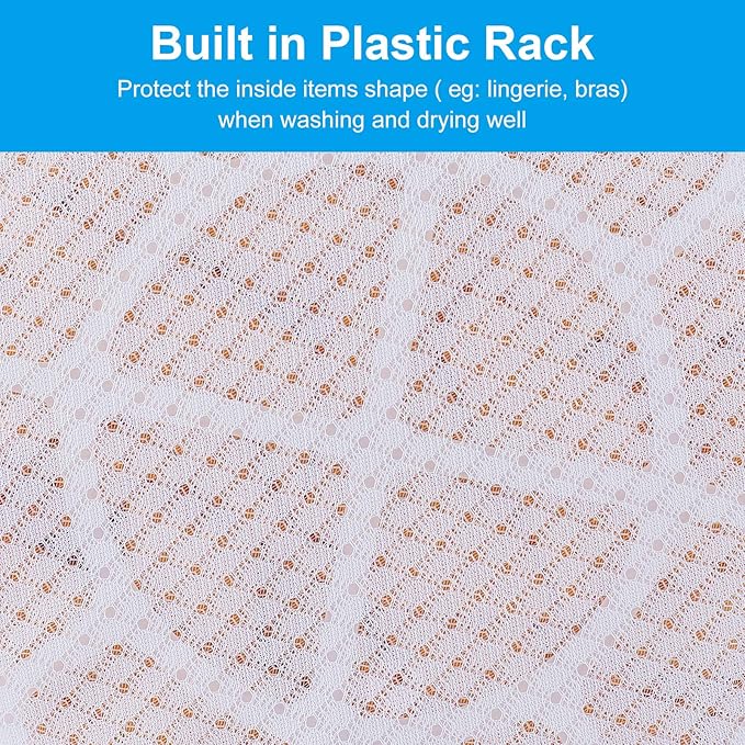 GOGOODA Mesh Laundry Bags, Delicates Washing Bags for Sweater Blouse Hosiery Bras Premium Wash Bags for Travel Storage Organization (4 Set)