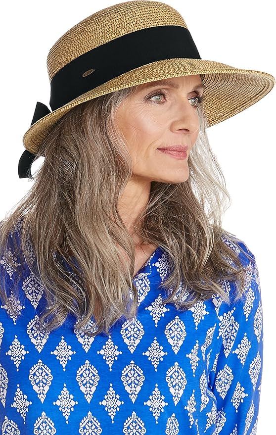 Women's Sun Hat with Ribbon - UPF 50+ Sun Protection - Clara