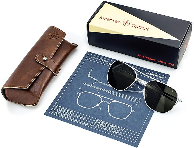 Americal Optical Original Pilot Nylon Lenses Sunglasses | AOLite Nylon Lenses | Polarized and Non-Polarized Available