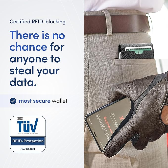 TRAVANDO Mens Wallet with Money Clip AUSTIN RFID Blocking Bifold Credit Card Holder for Men with Gift Box