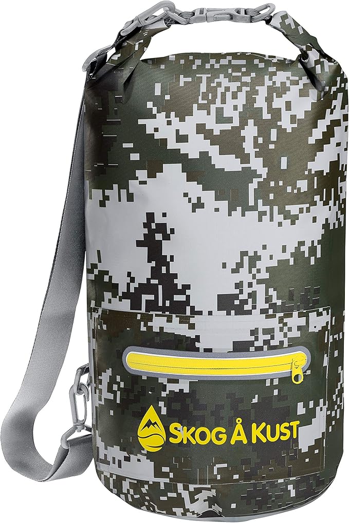 Skog Å Kust DrySak - Roll Top Waterproof Bag for Travel & Outdoors - 5, 10 & 20 Liter sizes