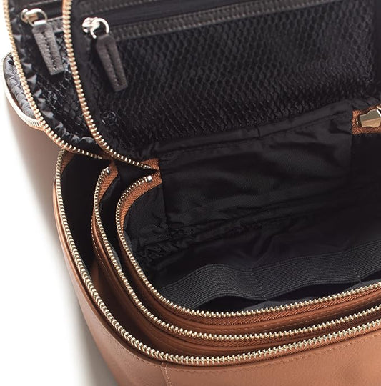 Leatherology Cognac Nested Travel Organizer Trio