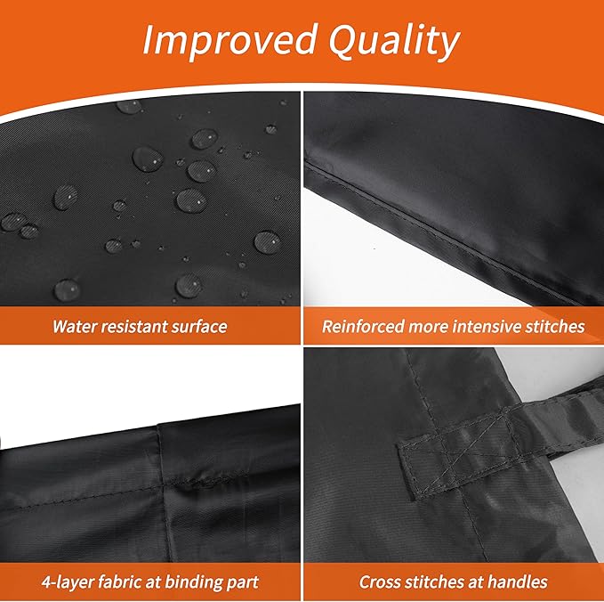 Polecasa Extra Heavy Duty Large Laundry Bag with Sturdy Handles and Drawstring Closure, 28 x 36 inches Durable Storage Bags for Basket, Hamper, College, Dorm, Travel, Black