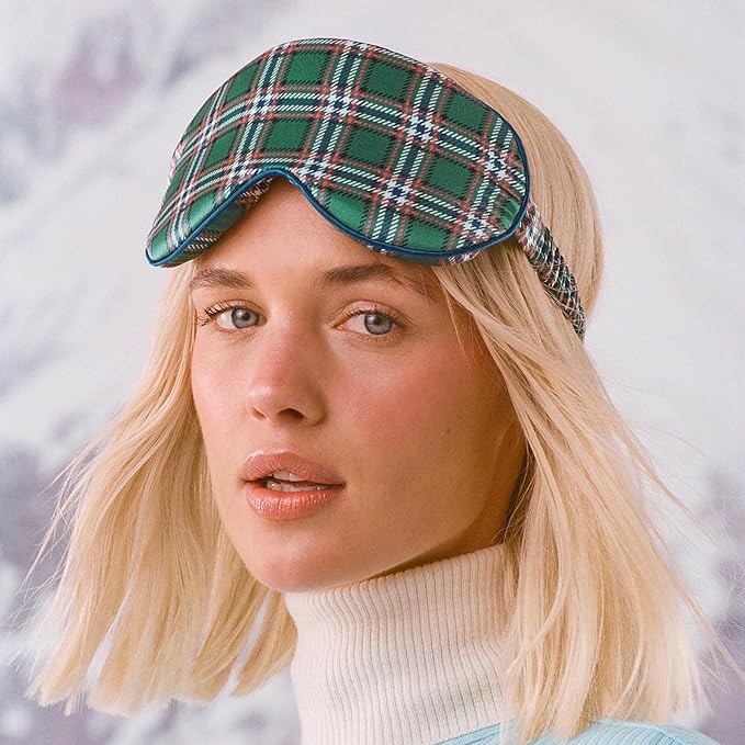 slip Pure Silk Contour Sleep Mask: Protect Your Delicate Lashes, Lash-Friendly Design. Experience Uninterrupted Beauty Sleep with Slipsilk Comfort, 1 Contour Mask, Heather, Amazon Exclusive