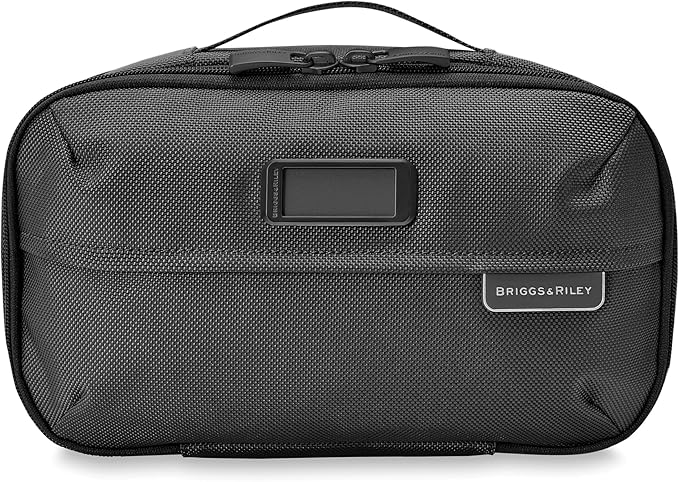 Briggs & Riley Expandable Essentials Kit - Toiletry Travel Bags for Women & Men, Organizer for Vacation, Compact Dopp Kit for Bathroom Accessories, Makeup, & Skincare - Baseline Collection