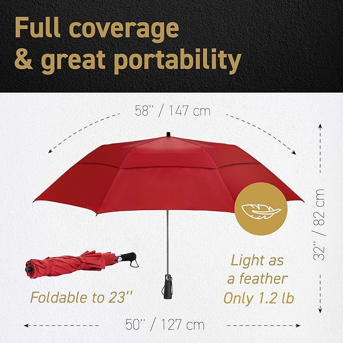 EEZ-Y Folding Golf Umbrella