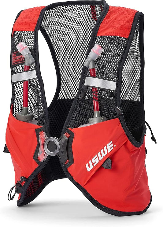 USWE Pace - Running Vest Hydration Pack with 2 x 500ml UltraFlask, Backpack for Men and Women