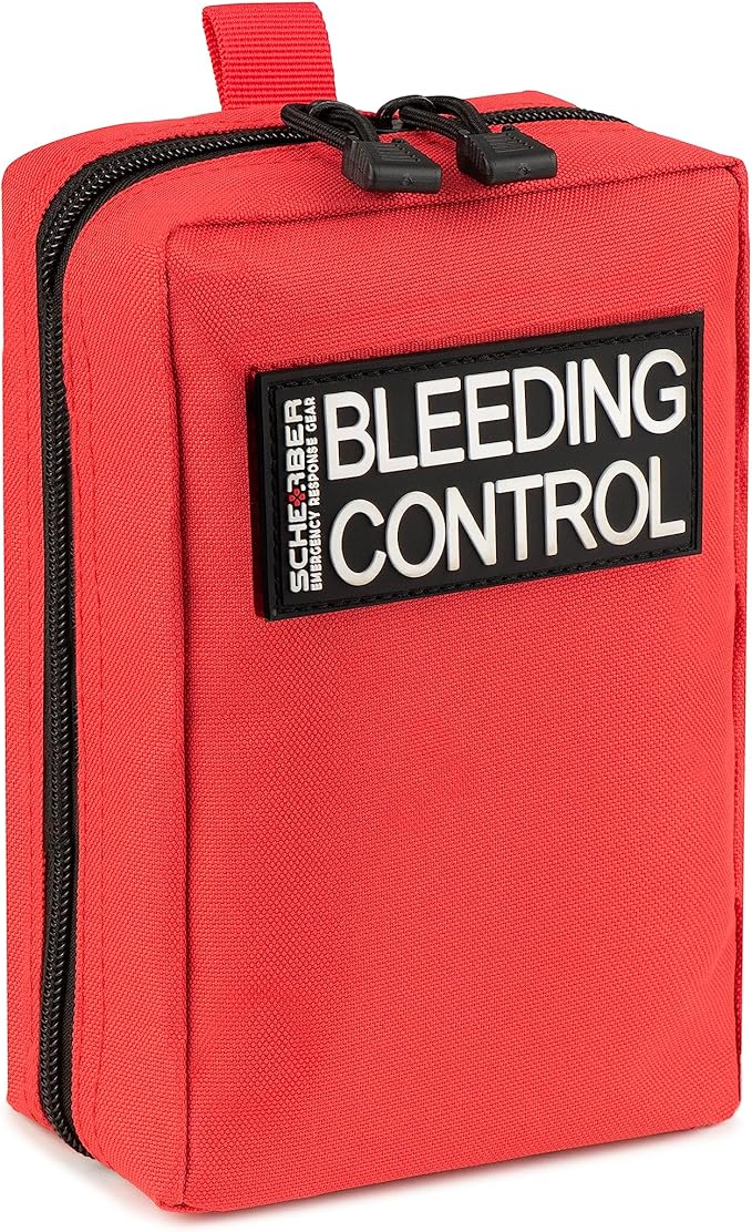 Scherber Public Access Bleeding Control Kit | Trauma Equipment, First Aid Supplies & NAR Tourniquet Pack for Gunshot Wound & Hemorrhage | Medical Professional & Emergency Rescue | Single, Medium