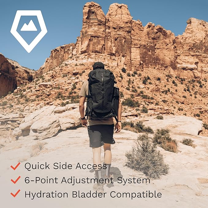WANDRD FERNWEH 50L Backpacking Bag: Adventure Pack with 6-Point Fit, Side Access, Hydration & Laptop Sleeve (Bag Only)