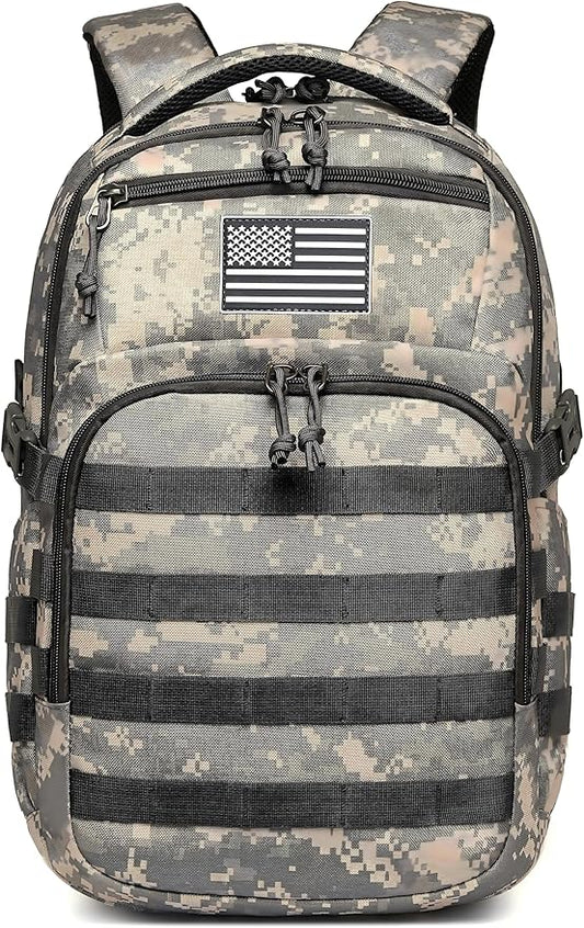 Wotony Military tactical backpack, backpack for men black small tactical assault bag