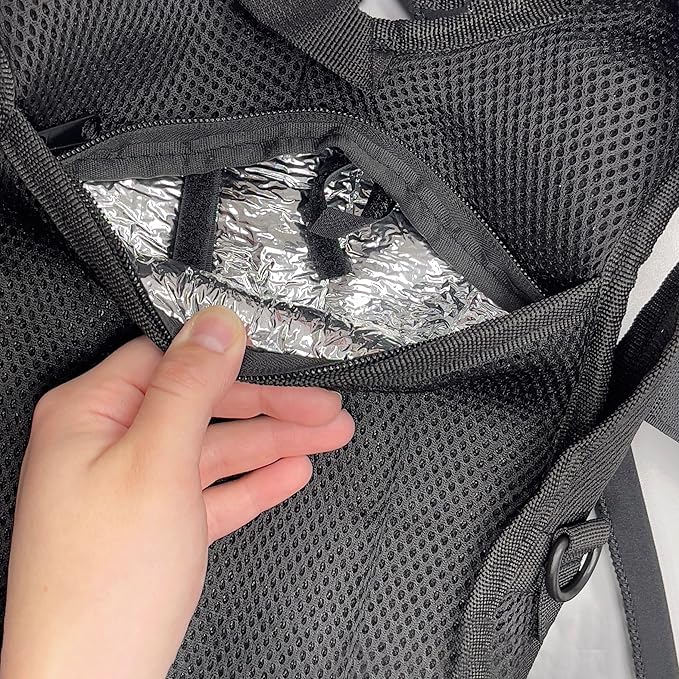 SavvyCraft Hydration Backpack with 2 Liter Water Reservoir, Lightweight Insulation Water Backpack Bladder Bag for Festivals, Biking, Cycling, Hiking, Running and Outdoor