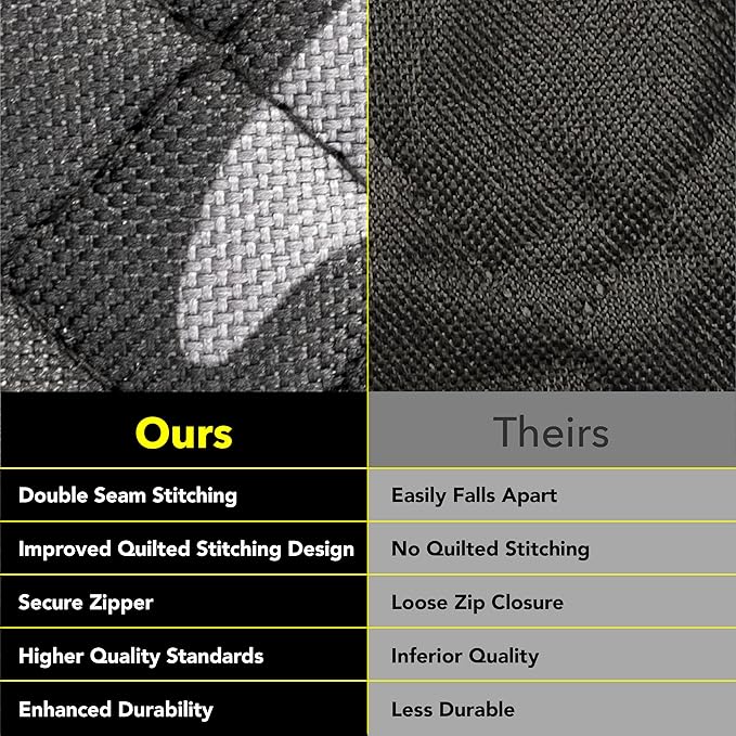 Meadowlark Dog Car Seat Cover, X-Large Heavy Duty Pet Seat Cover for Back Seat, Extra Padded Non-Slip Dog Hammock, Water-Resistant Back Seat Protector for Cars Trucks and SUVs (64” W x 60" L)