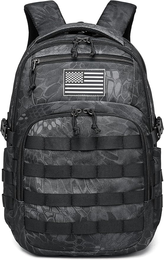 Wotony Military tactical backpack, backpack for men black small tactical assault bag