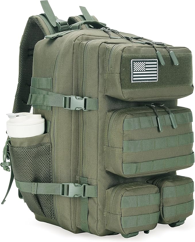 55L Tactical Backpack Heavy Duty Military Rucksack Molle Backpack 3 Day Assault Pack for Work Outdoors