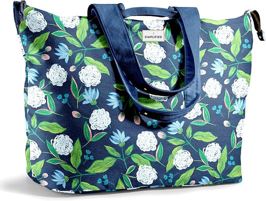 Fit & Fresh Large Beach Bag for Women - Extra Large Travel Tote With Pockets