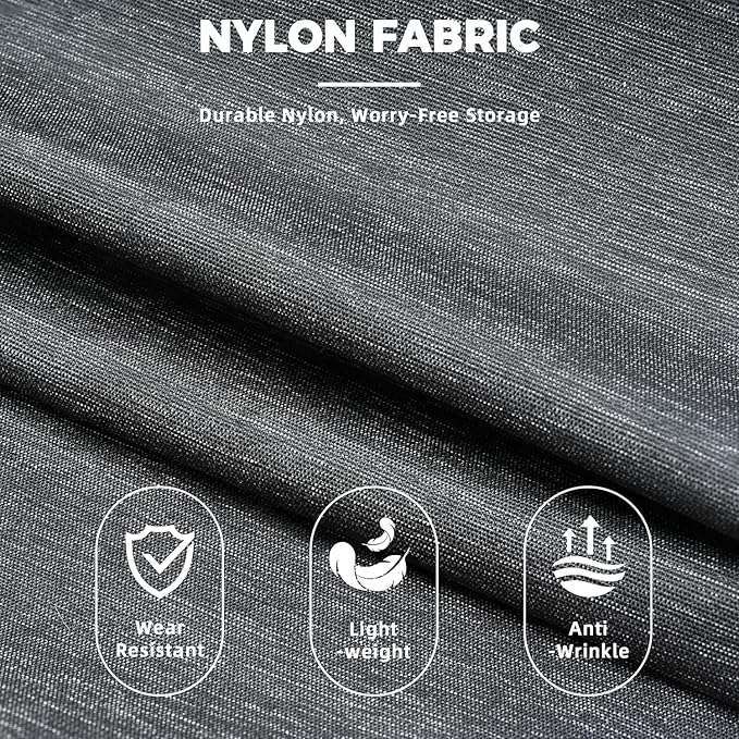 BAGAIL 6 Set/4 Set Lightweight Compression Packing Cubes with Packing List, Anti-Tearing Expandable Organizer Bags for Travel