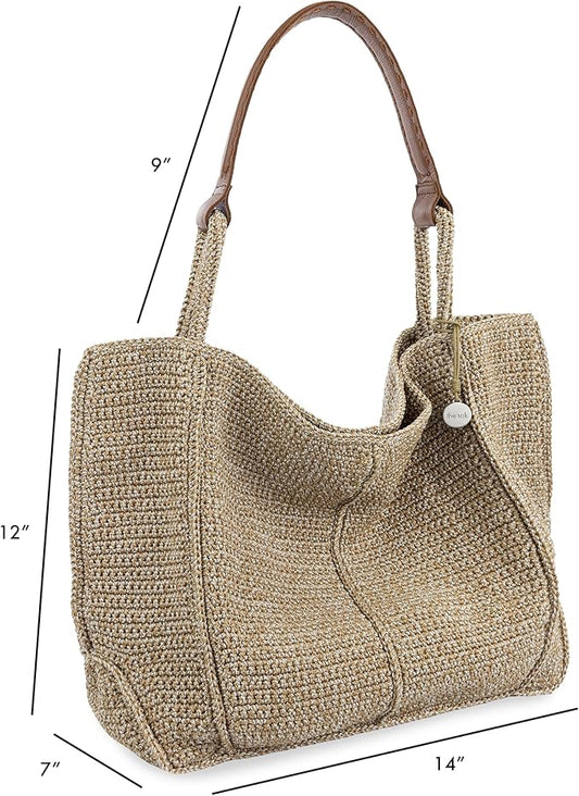 The Sak Los Feliz Large Tote Bag - Woman's Purse For Everyday, Travel, Beach Bag - Roomy Handbag With Shoulder Bag Strap