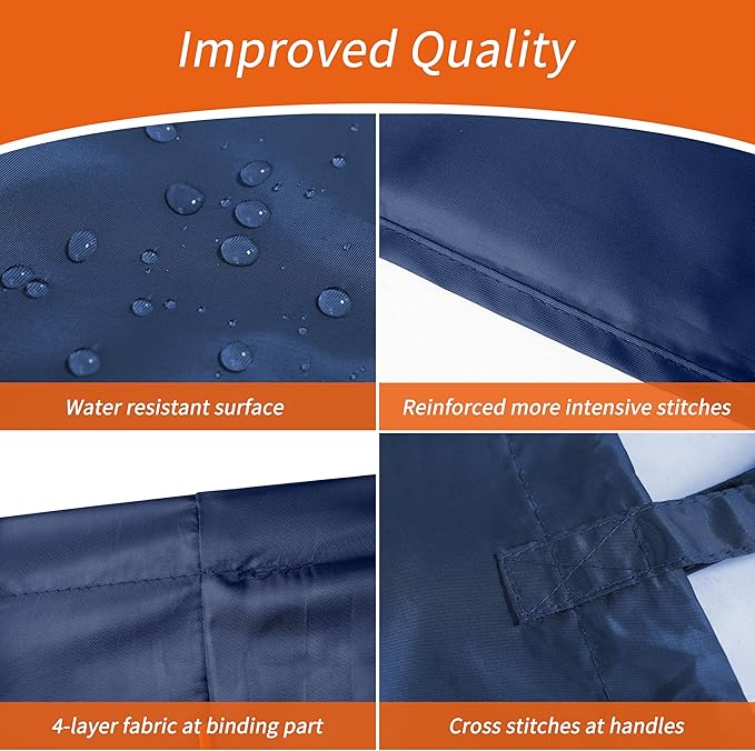 Polecasa Small Heavy Duty Laundry Bag with 130gsm Tear Resistant Fabric and Handles, Easy to Carry Durable Dirty Clothes Drawstring Bag, Perfect for College Dorm, Travel, 21”x24”,Navy