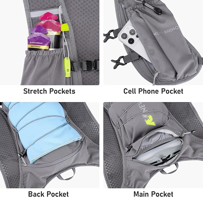 Hydration Running Vest for Women, Water Vest Backpack 5L Small, Lightweight Hydration Pack Mini Vest Women for Hiking, Trail Marathon Race (Pack with 1.5L Water Bladder)