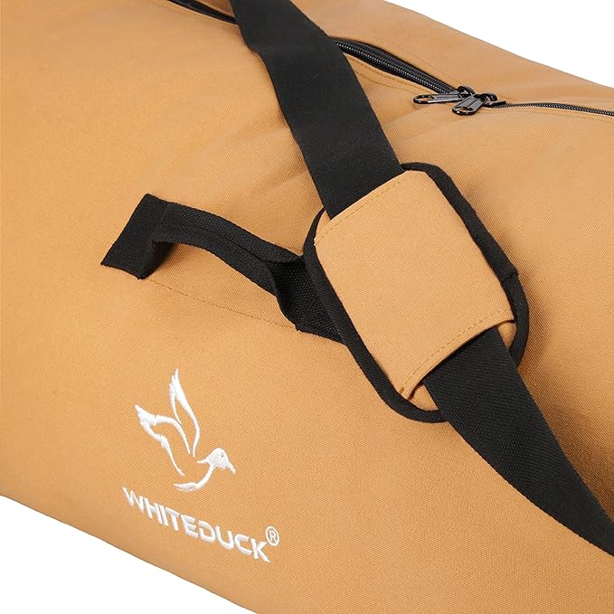 WHITEDUCK HOPLITE Heavy Duty Military Canvas Duffel Bag, Army Cargo Style, Foldable Tactical Outdoor Bag, Travel, Storage