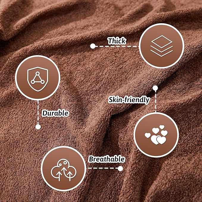 MEETSKY Couch Cover for 3 Cushion Cat Scratch Proof Couch Protector Washable Sofa Covers Sectional Couch Covers for Dogs Soft L Shape Sofa Slipcover for Pets Kids, 91" x 134", Chocolate