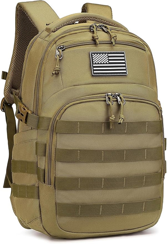 Wotony Military tactical backpack, backpack for men black small tactical assault bag