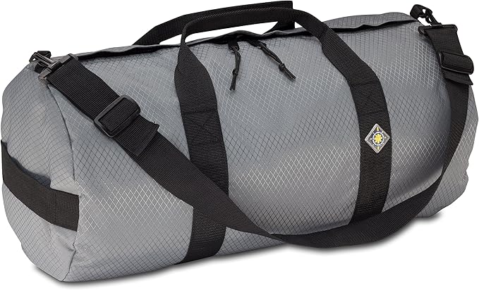 Diamond Ripstop Duffle Bags, Ultra Tough & Tear Resistant, Reinforced Stitching, Weatherproof, Packable Foldable Duffle Bag for Traveling