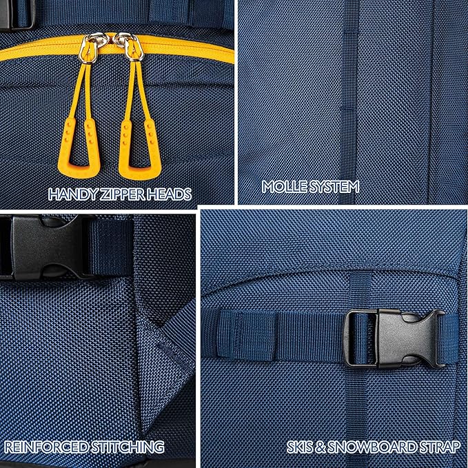 Unigear Ski Boot Bag Backpack for Helmet 50L/70L, Goggles, Gloves, Skis, Snowboard & Accessories