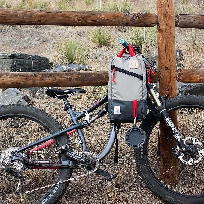 Prima Pet Collapsible Silicone Water Travel Bowl with Clip for Dog and Cat, Portable and Durable Pop-up Feeder for Convenient On-The-go Feeding - Size: Small (1.5 Cups) Grey