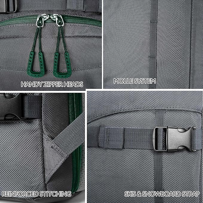 Unigear Ski Boot Bag Backpack for Helmet 50L/70L, Goggles, Gloves, Skis, Snowboard & Accessories